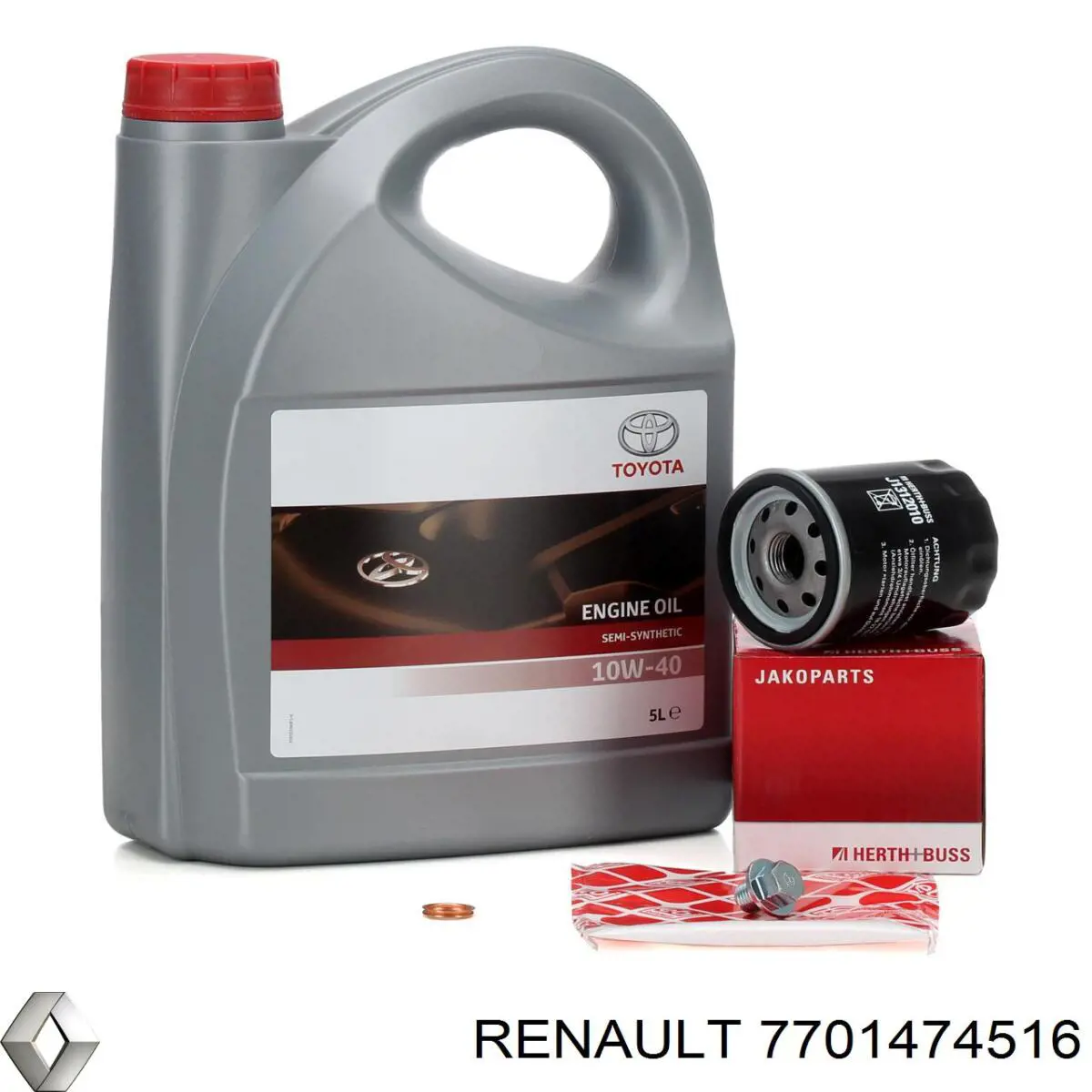 Прокладка пробки піддону двигуна 7701474516 Renault (RVI)