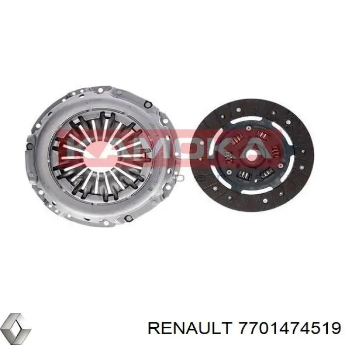 Купити 7701474519 Renault (RVI) Комплект зчеплення (диск, корзина, підшипник)