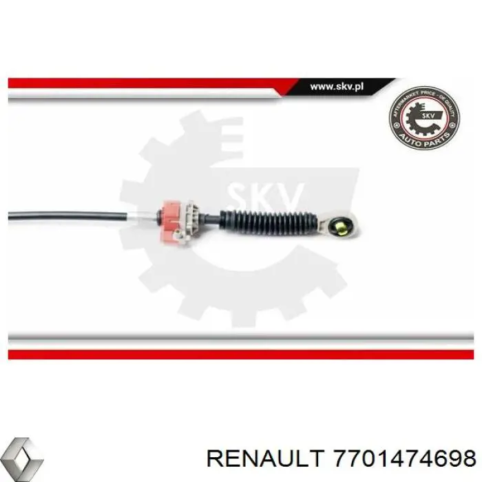 344453493R Renault (RVI) Трос перемикання передач, вибору передачі