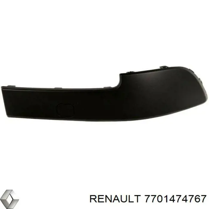 Купити 7701474767 Renault (RVI) Молдинг переднього бампера, правий
