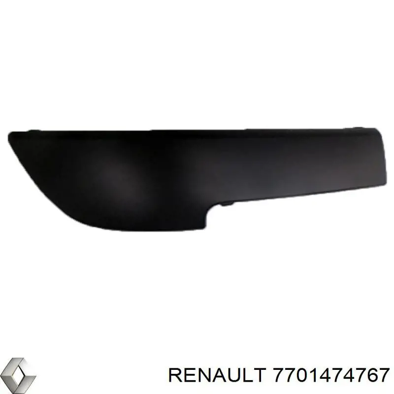 Молдинг переднього бампера, правий Renault (RVI) 7701474767 ціна, від 17.17 USD