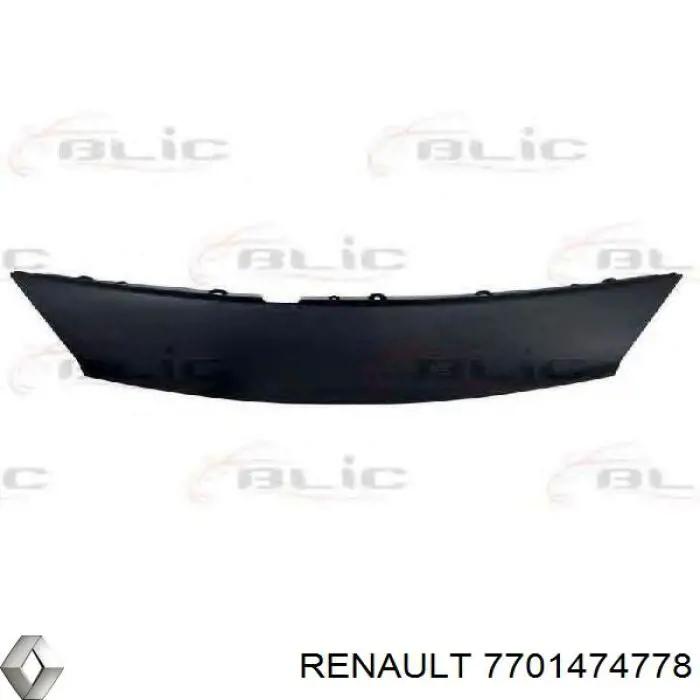 7701474778 Renault (RVI) накладка (рамка решітки радіатора)