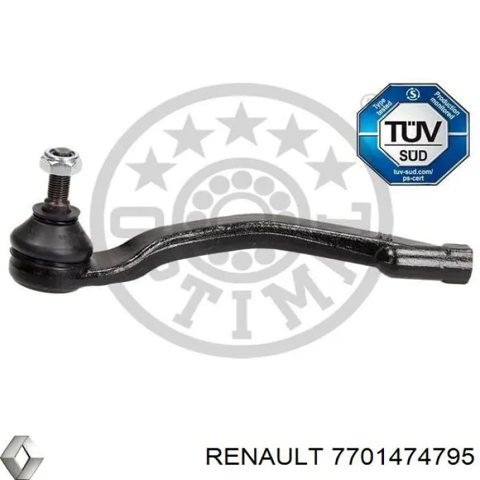 Купити 7701474795 Renault (RVI) Рульовий наконечник