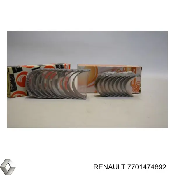 Вкладиші шатунні 7701474892 Renault (RVI)