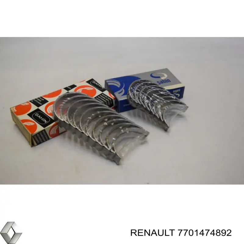 Купити 7701474892 Renault (RVI) Вкладиші коленвала шатунні