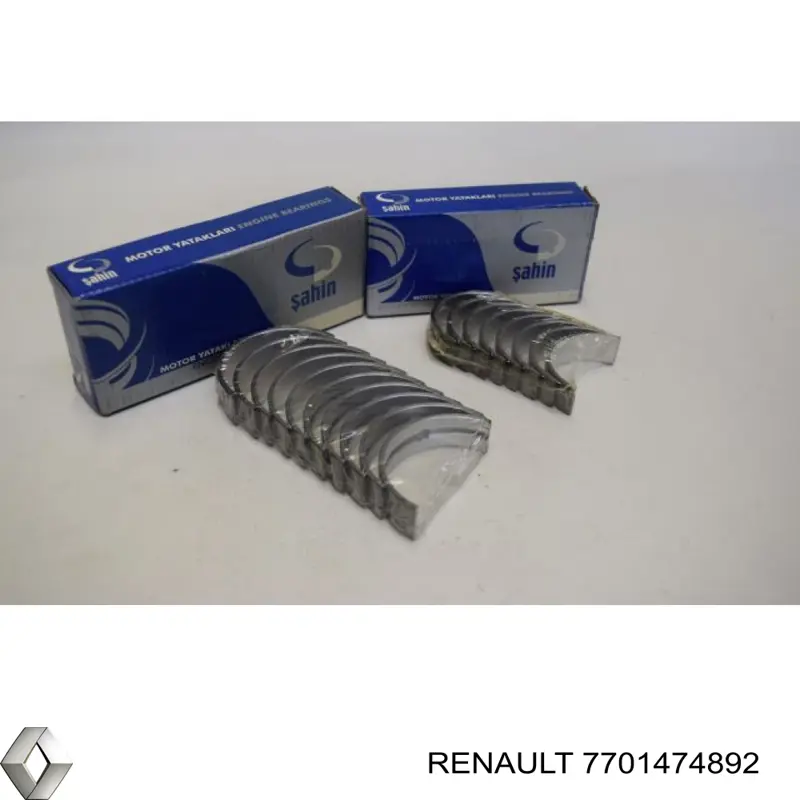 Шатунні вклалиші колінвала STD Renault (RVI) 7701474892 ціна, від 17.27 USD