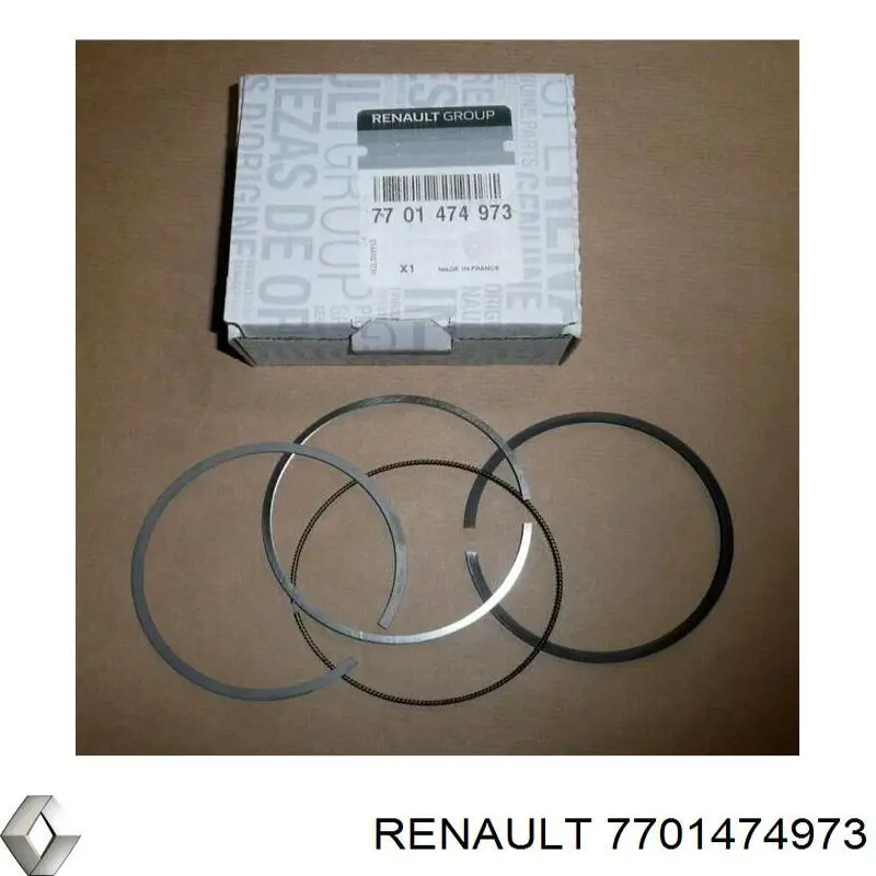 Кільця поршневі на 1 циліндр, STD. Renault (RVI) 7701474973 ціна, від 22.90 USD