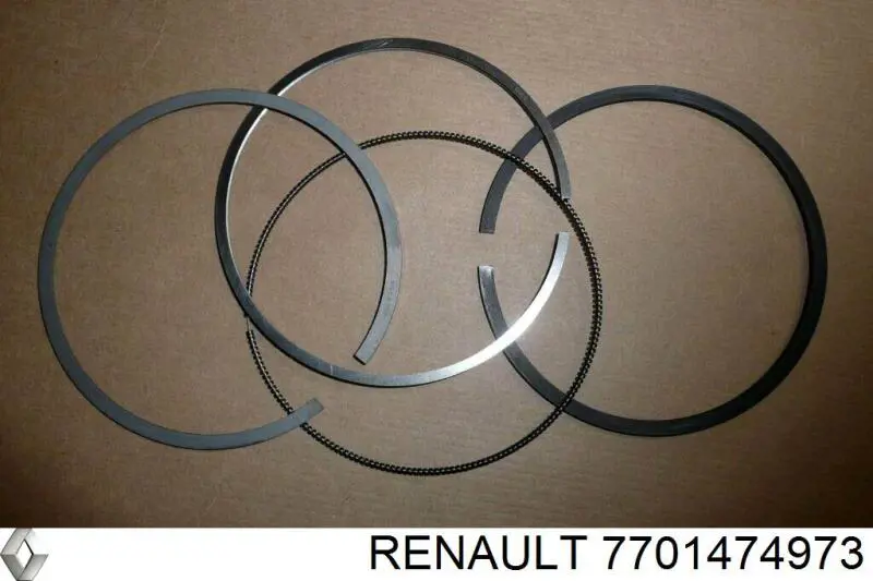 7701474973 Renault (RVI) кільця поршневі на 1 циліндр, std.