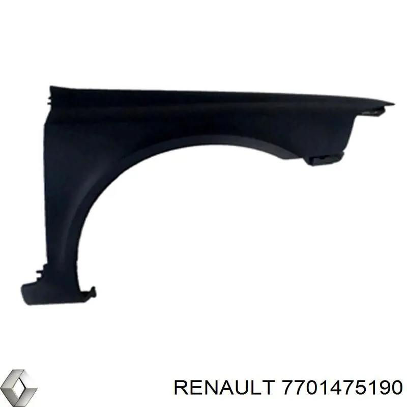 7701475190 Renault (RVI) крило переднє праве
