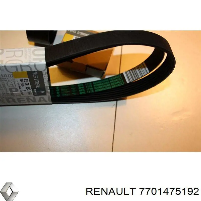 Ремінь приводний, агрегатів, комплект Renault (RVI) 7701475192 ціна, від 103.27 USD