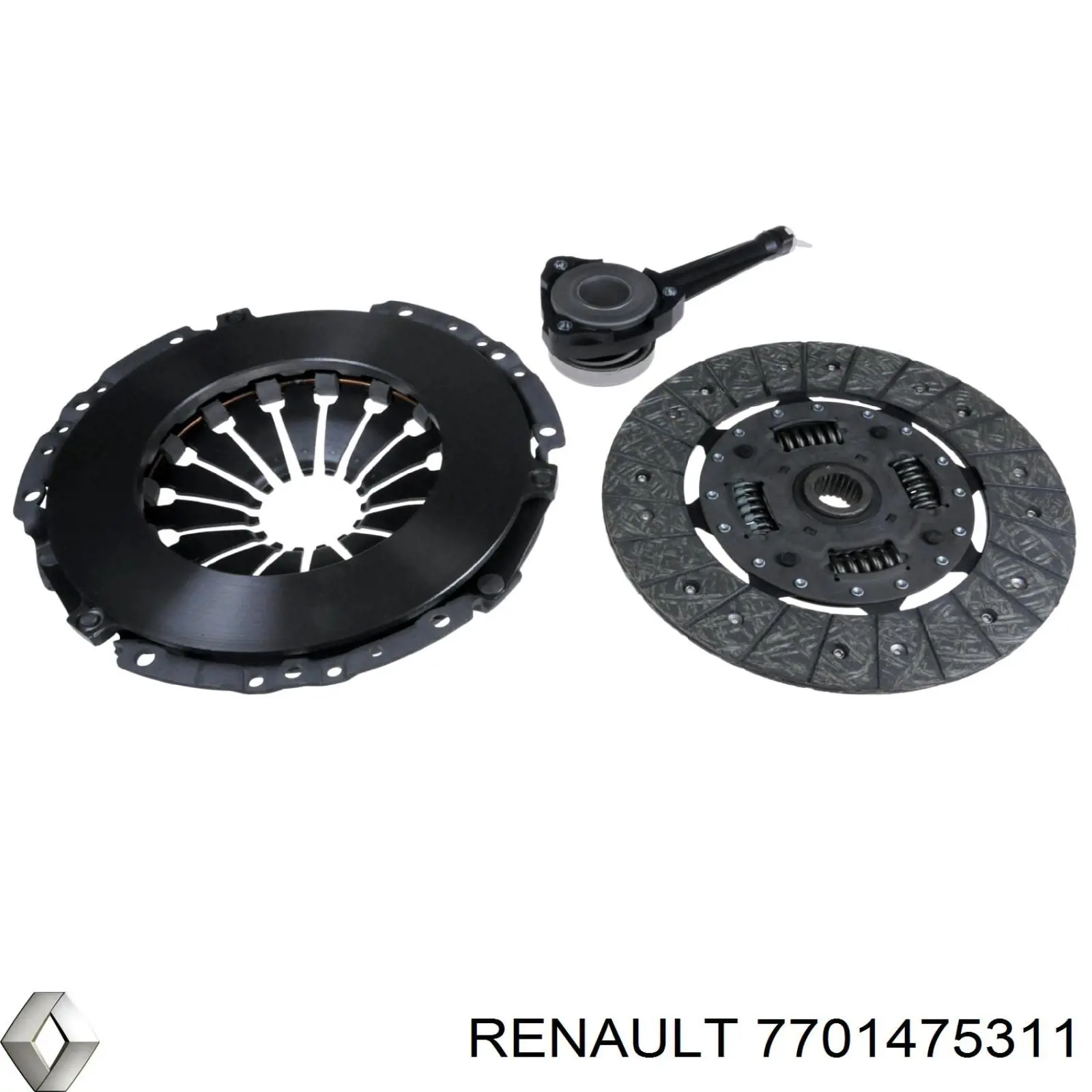 Купити 7701475311 Renault (RVI) Комплект зчеплення (диск, корзина, підшипник)
