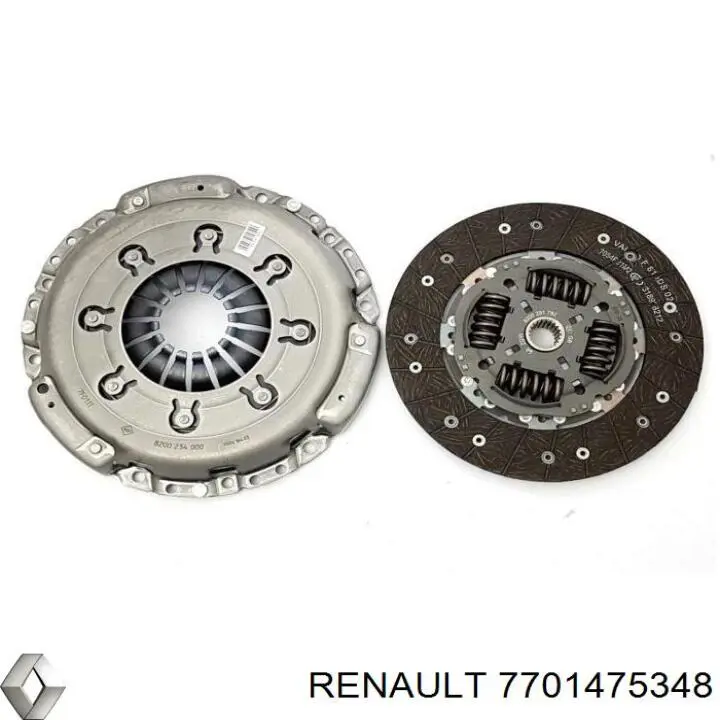 Купити 7701475348 Renault (RVI) Комплект зчеплення (диск, корзина, підшипник)