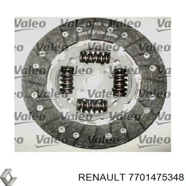 7701475348 Renault (RVI) комплект зчеплення (3 частини)
