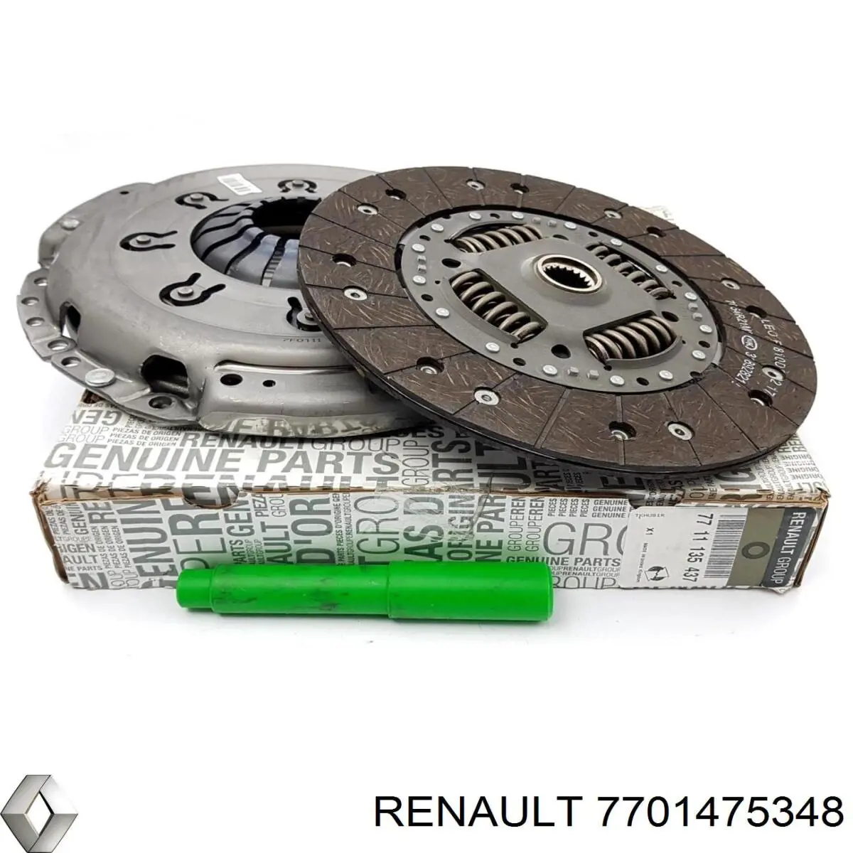 Комплект зчеплення (3 частини) Renault (RVI) 7701475348 ціна, від 200.98 USD