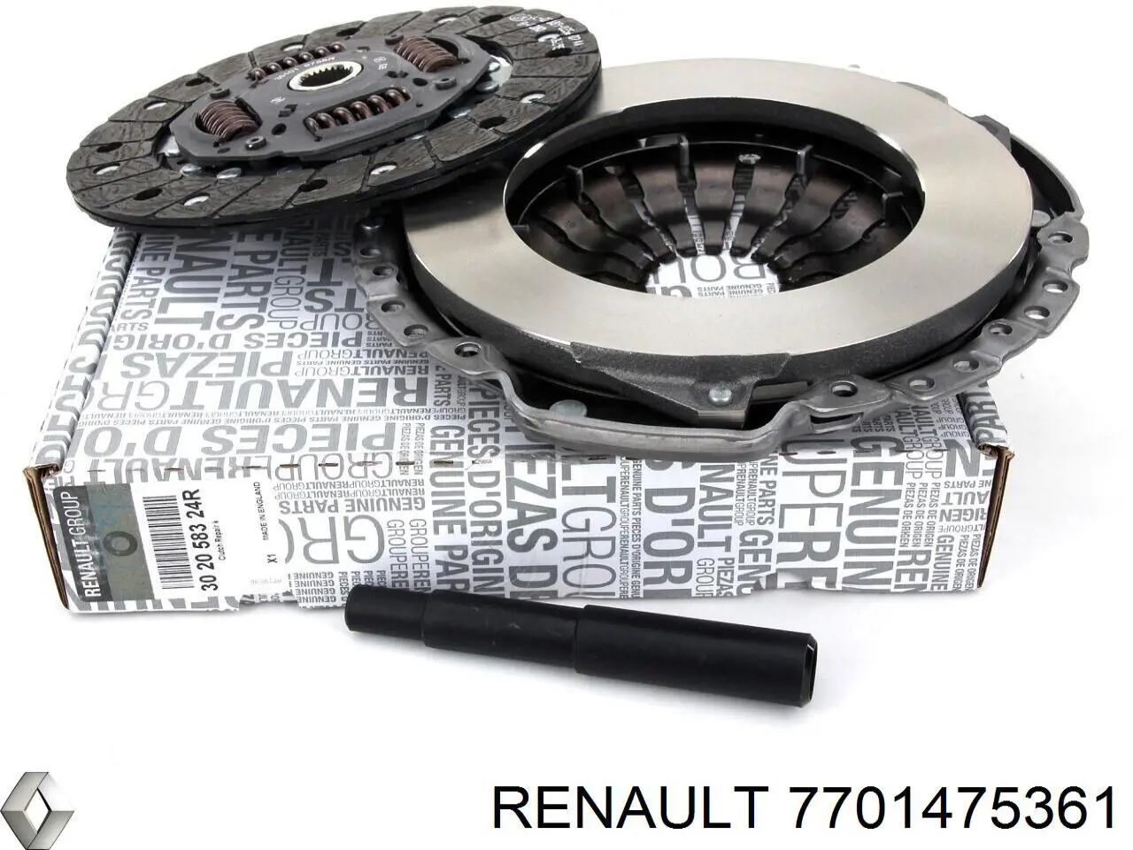 Комплект зчеплення (3 частини) 7701475361 Renault (RVI)