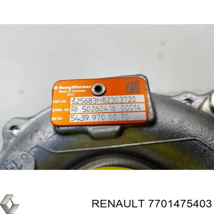 Купити 7701475403 Renault (RVI) Прокладка турбіни, монтажний комплект