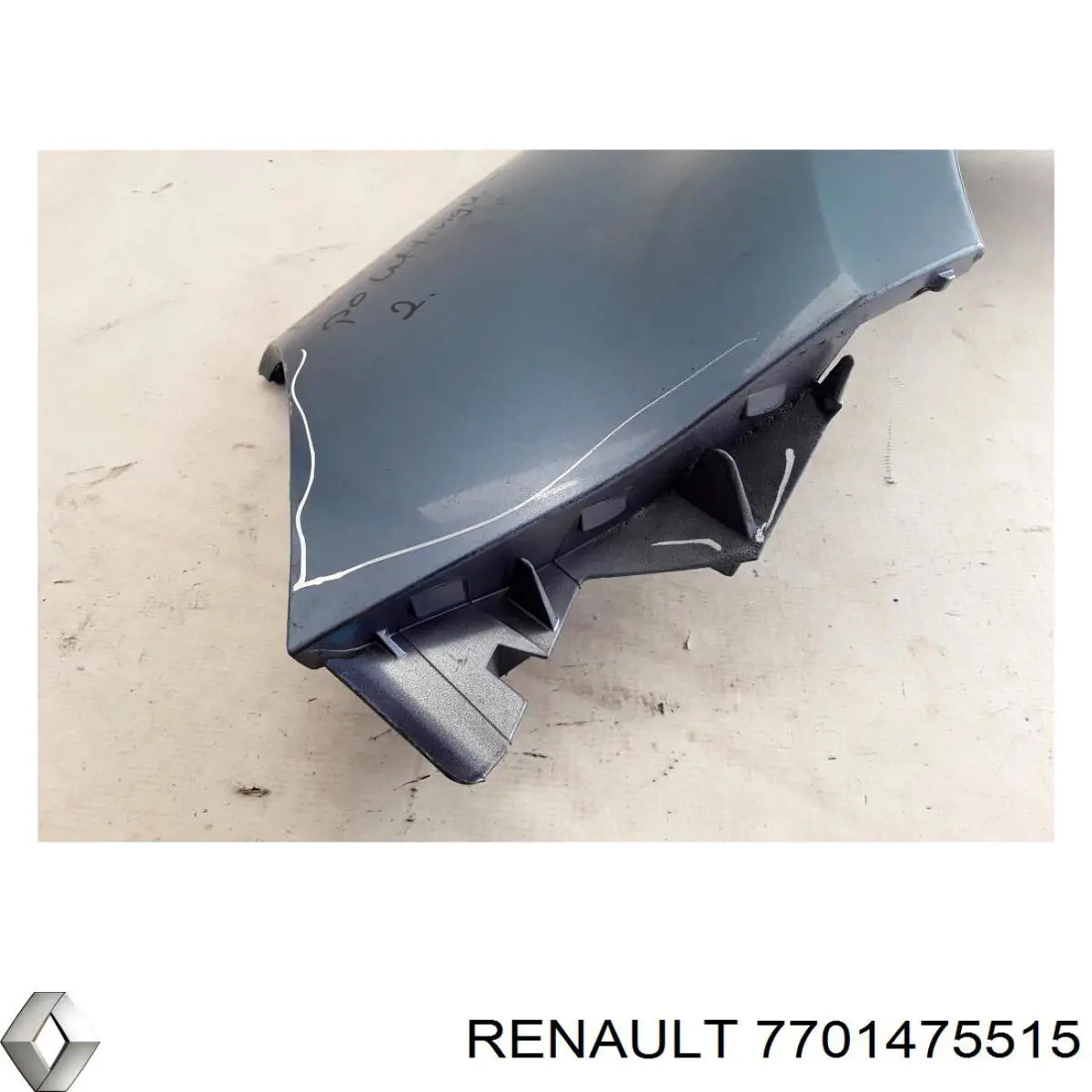 Ліве переднє крило Renault (RVI) 7701475515 ціна, від 30.72 USD