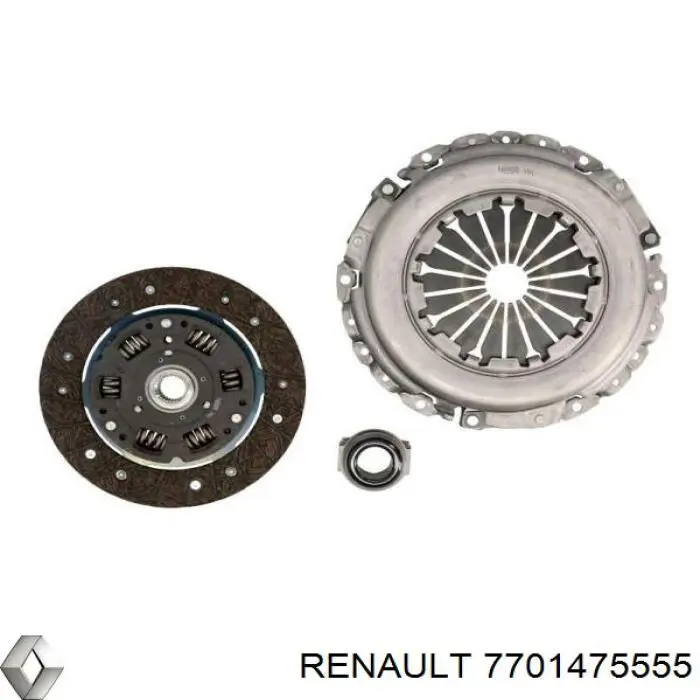 7701475555 Renault (RVI) комплект зчеплення (3 частини)