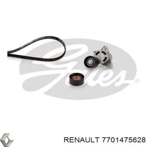 Ремінь приводний, агрегатів, комплект Renault (RVI) 7701475628 ціна, від 78.76 USD