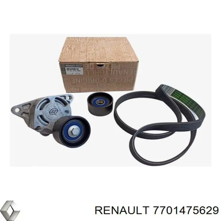7701475629 Renault (RVI) ремінь приводний, агрегатів, комплект