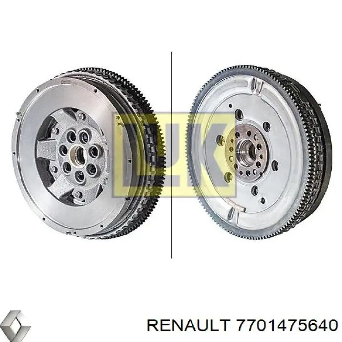 Купити 7701475640 Renault (RVI) Маховик із зубчастим ободом в зборі