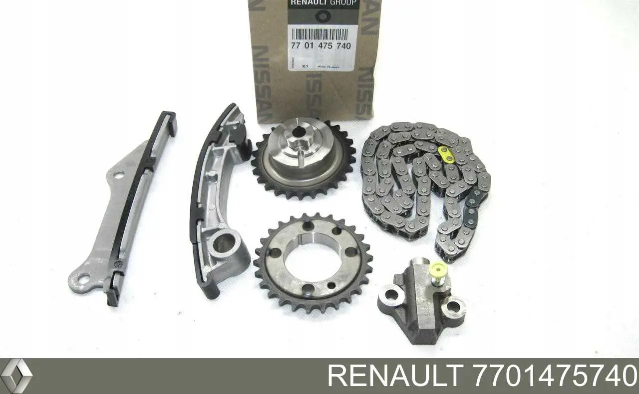Купити 7701475740 Renault (RVI) Комплект ланцюга ГРМ