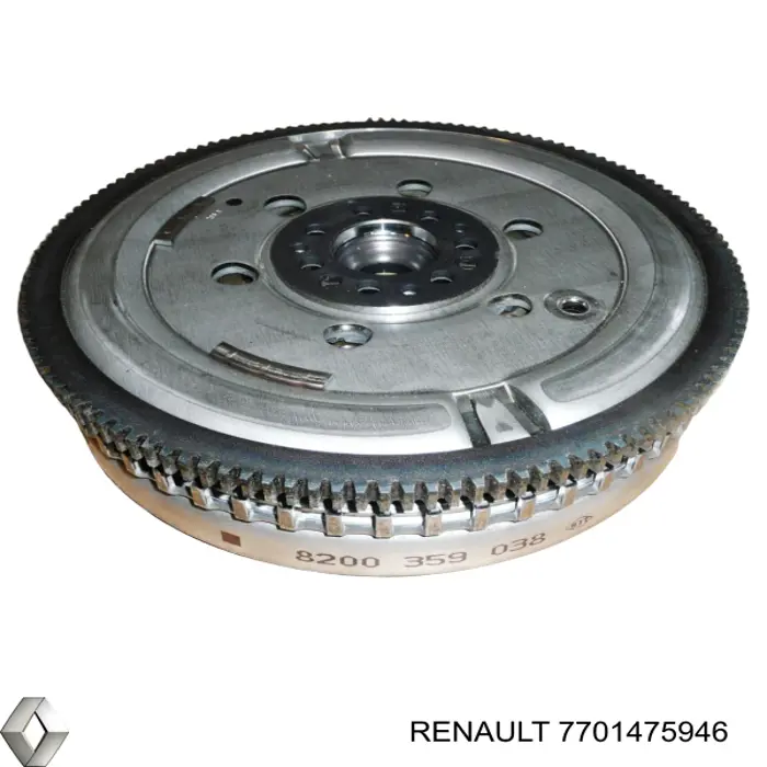 Купити 7701475946 Renault (RVI) Маховик із зубчастим ободом в зборі