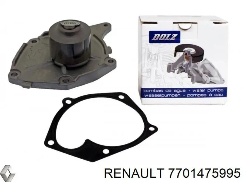 7701475995 Renault (RVI) Насос охолодження