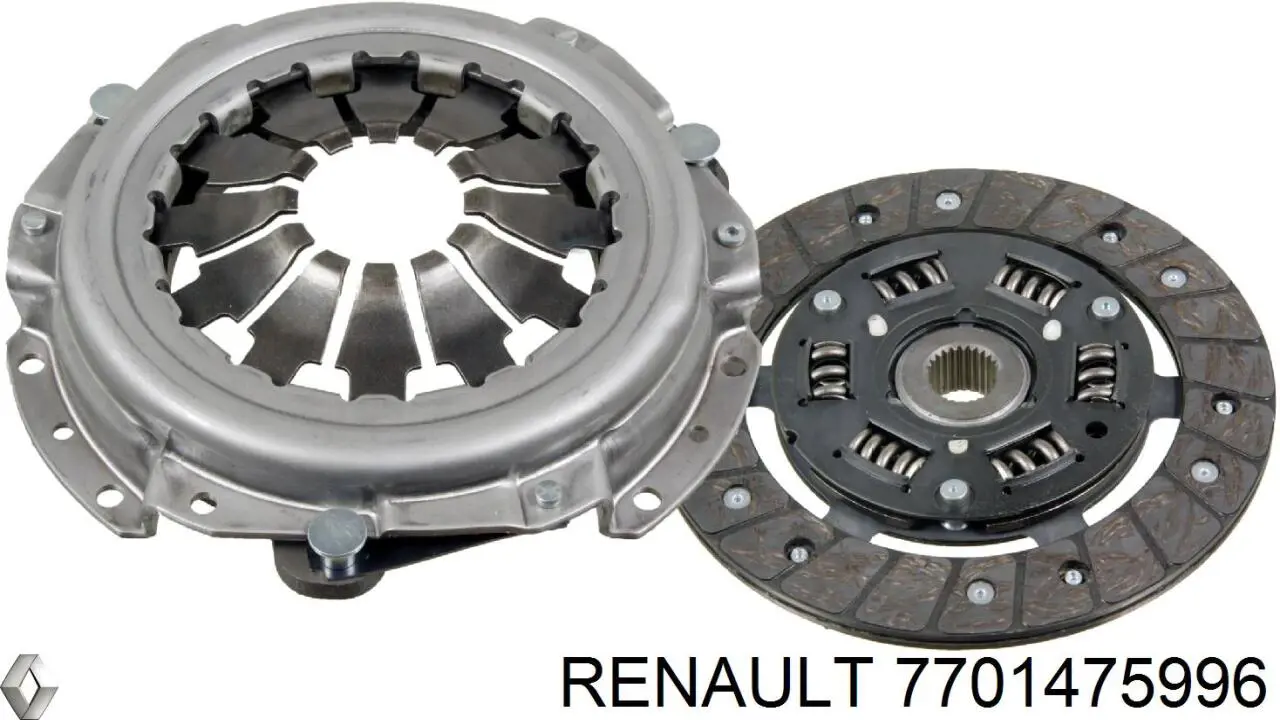 Купити 7701475996 Renault (RVI) Комплект зчеплення (диск, корзина, підшипник)