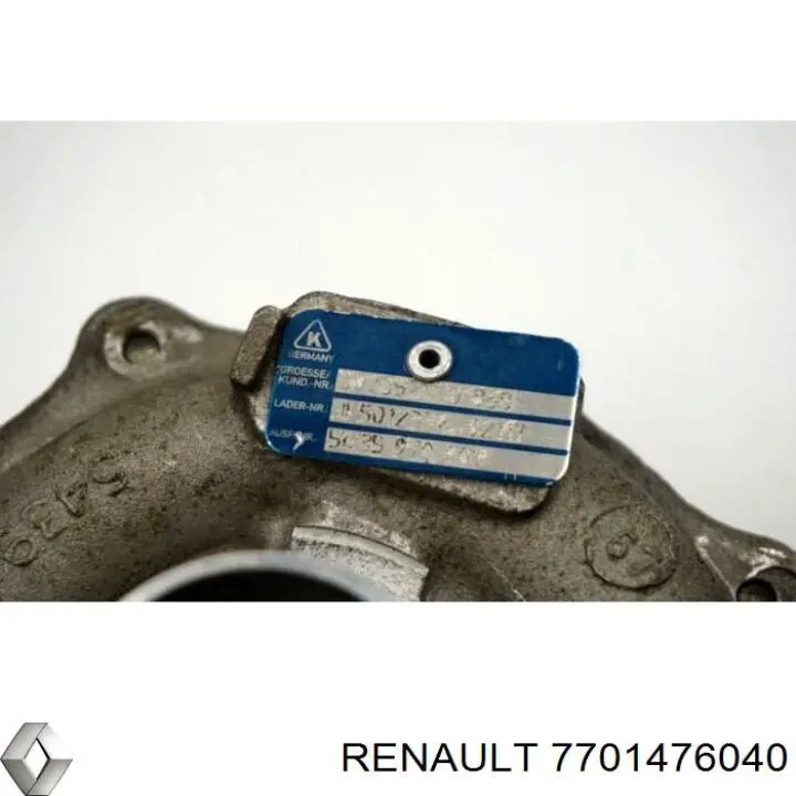 Турбіна Renault (RVI) 7701476040 ціна, від 142.46 USD