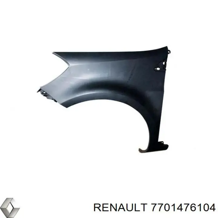 7701476104 Renault (RVI) Переднє ліве крило