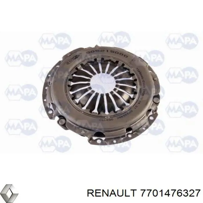 Комплект зчеплення (3 частини) Renault (RVI) 7701476327 ціна, від 150.98 USD