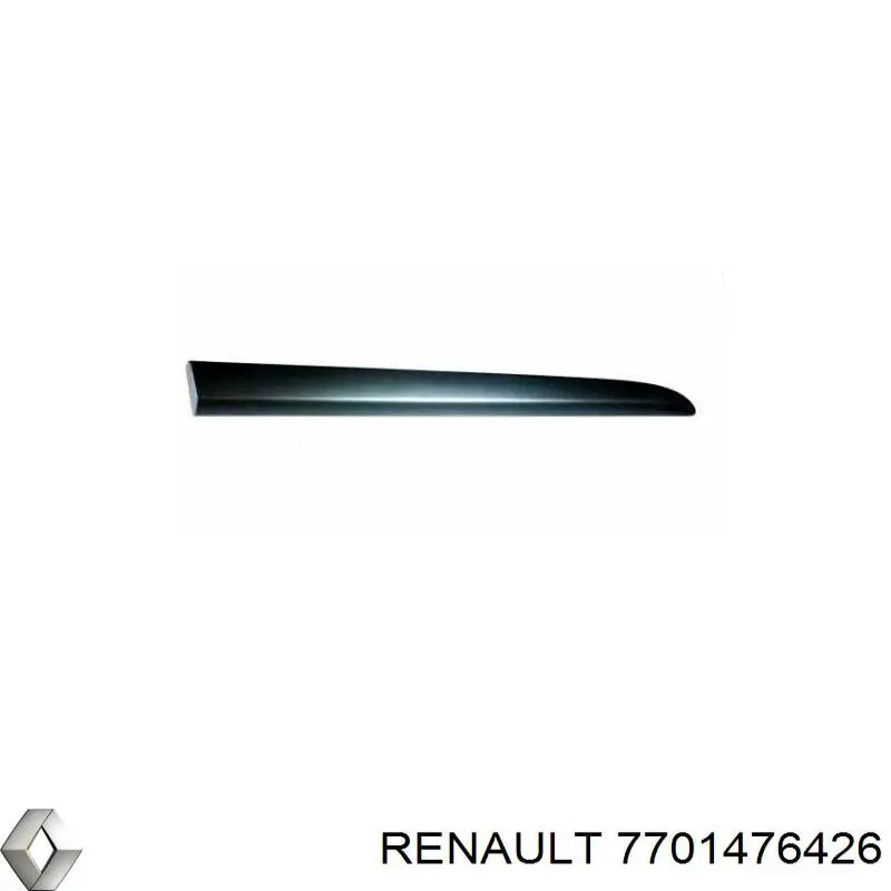 7701476426 Renault (RVI) Молдинг задніх правих дверей