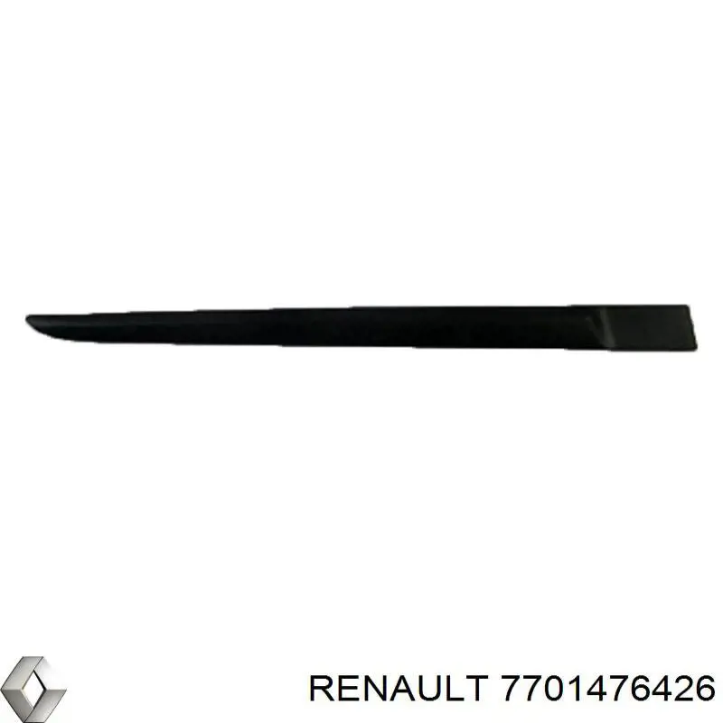 Купити 7701476426 Renault (RVI) Молдинг задніх правих дверей