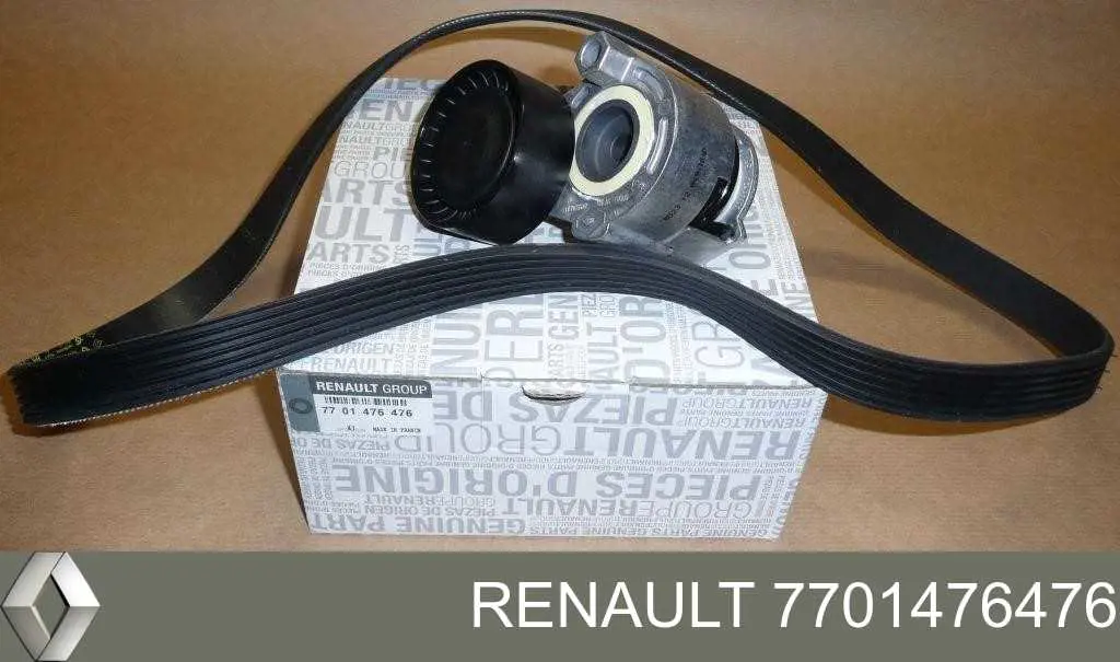 Ремінь приводний, агрегатів, комплект Renault (RVI) 7701476476 ціна, від 53.78 USD
