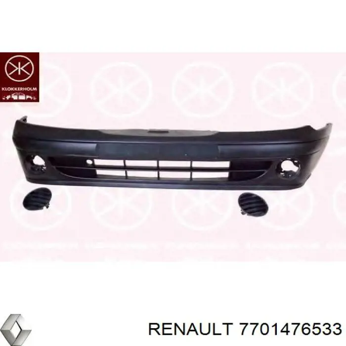 Бампер на авто Renault (RVI) 7701476533 ціна, від 49.92 USD
