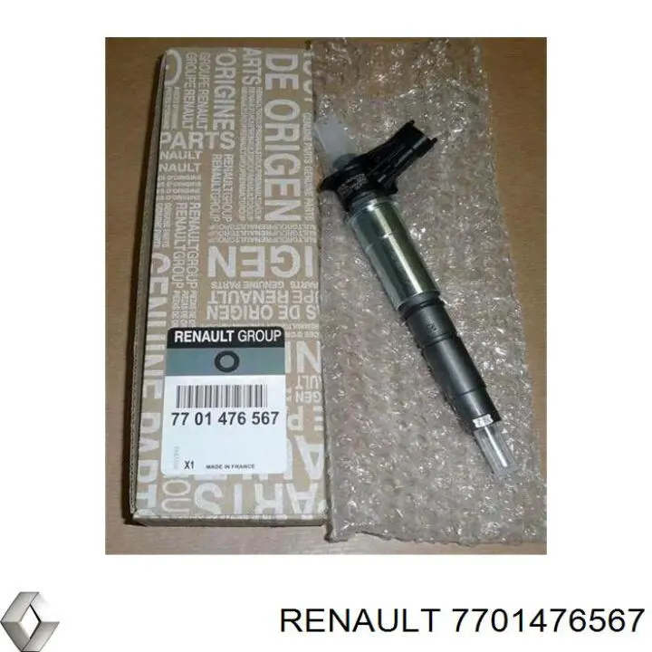 Купити 7701476567 Renault (RVI) Форсунка дизельна в зборі, розпилювач + тримач