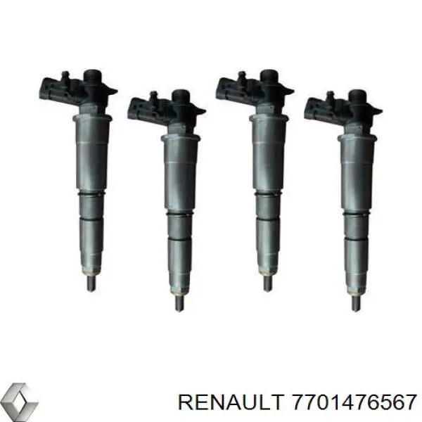 Паливні форсунки 7701476567 Renault (RVI)