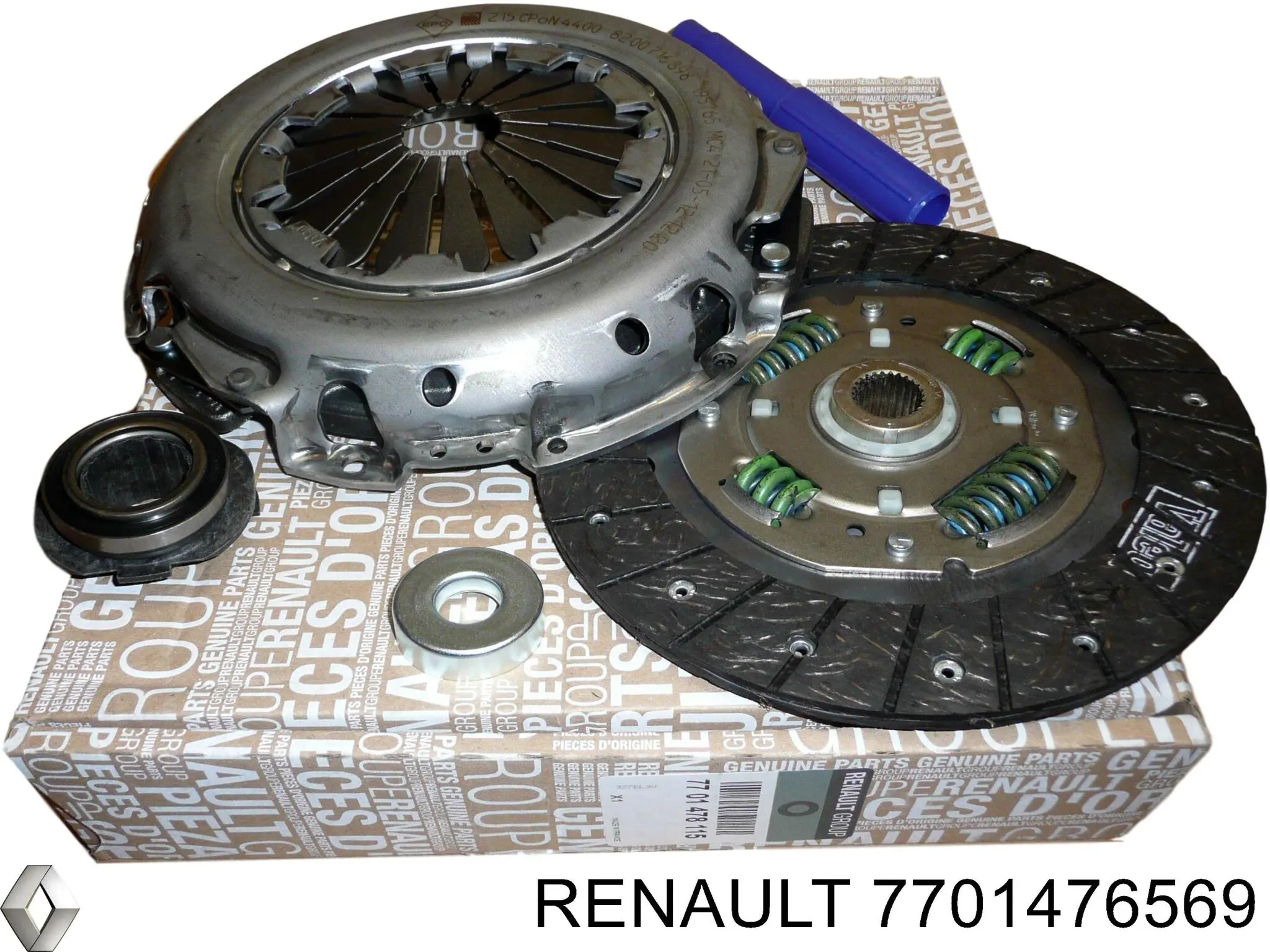 7701476569 Renault (RVI) комплект зчеплення (3 частини)