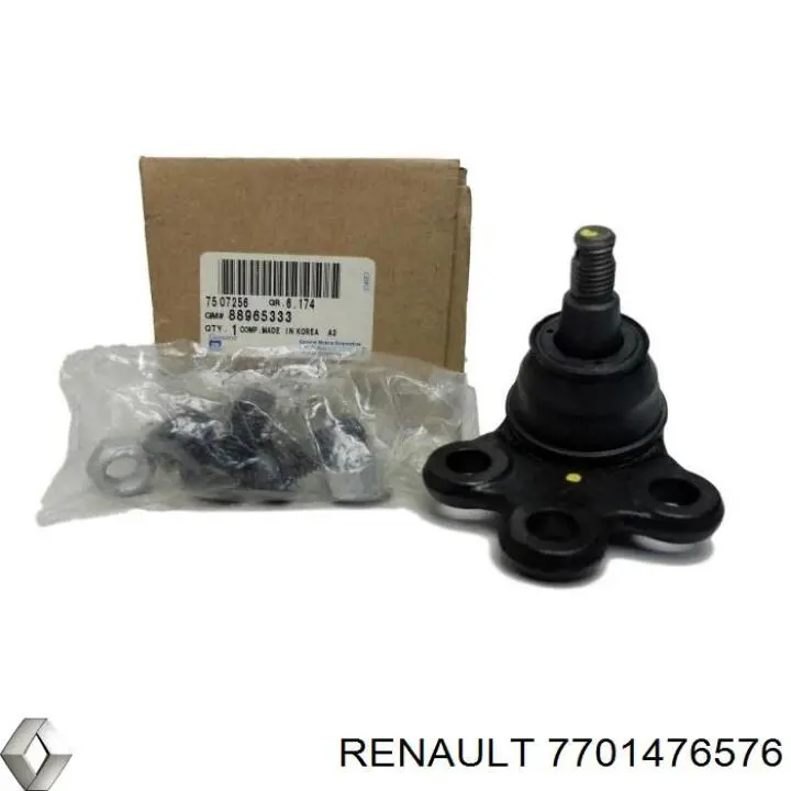 Кульова опора, нижня 7701476576 Renault (RVI)