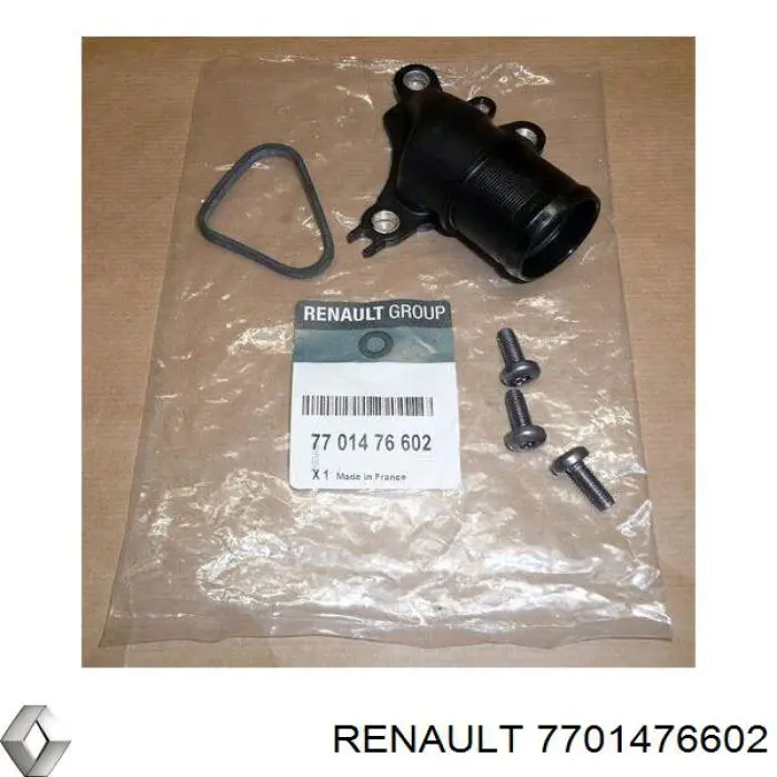 Фланець системи охолодження (трійник) Renault (RVI) 7701476602 ціна, від 19.49 USD