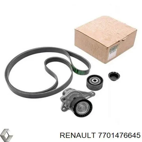 Ремінь приводний, агрегатів, комплект 7701476645 Renault (RVI)