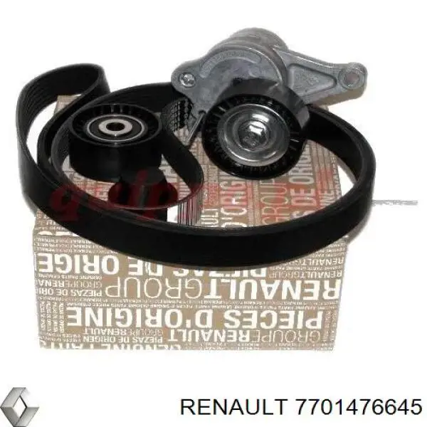 Ремінь приводний, агрегатів, комплект Renault (RVI) 7701476645 ціна, від 99.37 USD