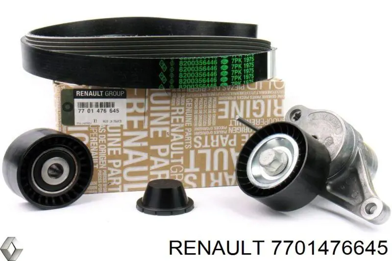 7701476645 Renault (RVI) Ремінь приводний, агрегатів, комплект