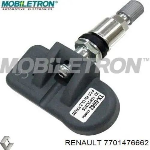 7701476662 Renault (RVI) датчик тиску повітря в шинах