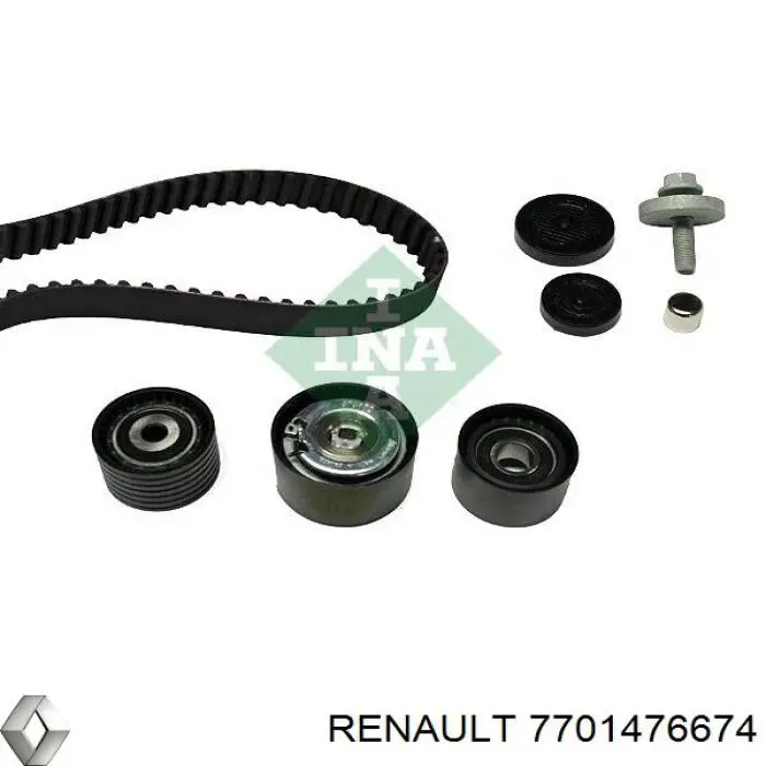 Комплект ГРМ Renault (RVI) 7701476674 ціна, від 89.01 USD