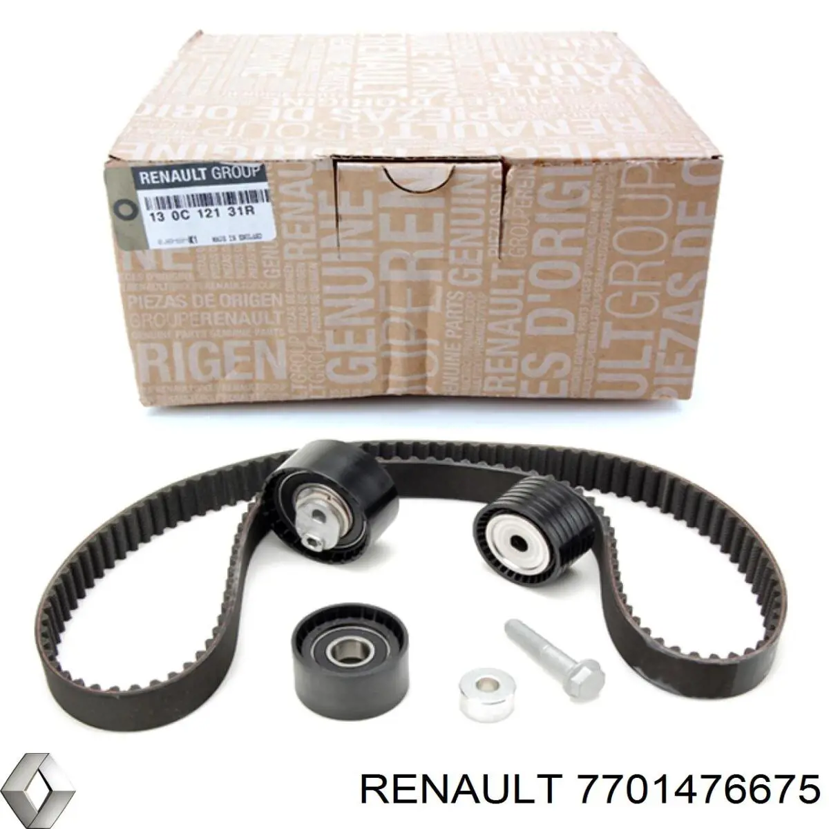 Комплект ГРМ Renault (RVI) 7701476675 ціна, від 100.06 USD