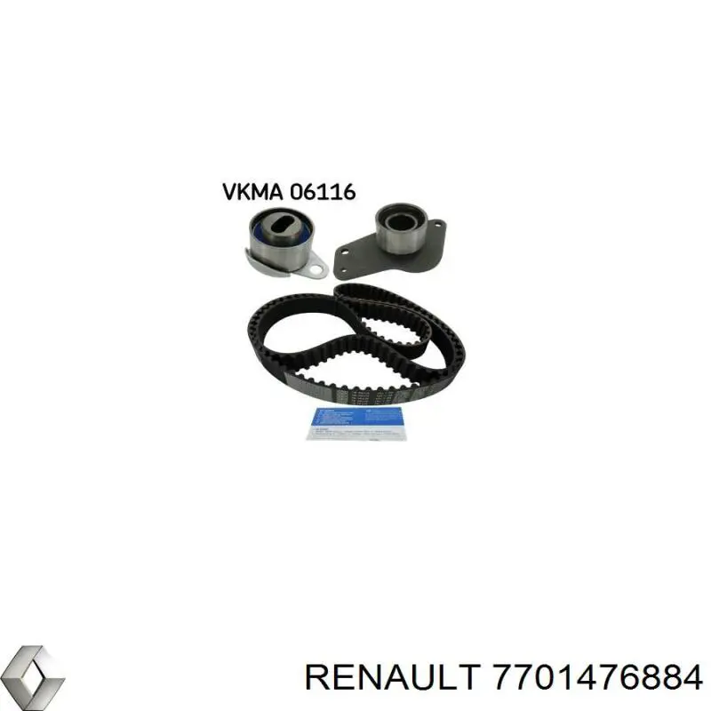 Купити 7701476884 Renault (RVI) ГРМ ремень