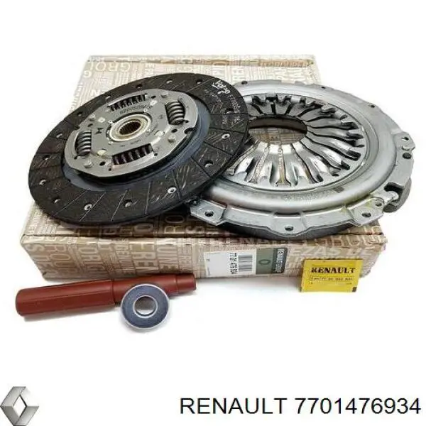 Купити 7701476934 Renault (RVI) Комплект зчеплення (диск, корзина, підшипник)