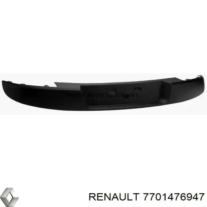 7701476947 Renault (RVI) Накладка бампера заднього